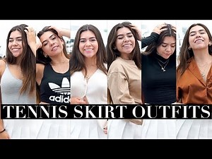 HOW I STYLE MY PLEATED TENNIS SKIRT | outfit inspiration + try- on