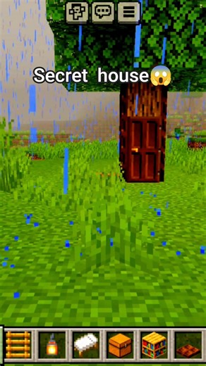 #secret house in minecraft tree house tutorial