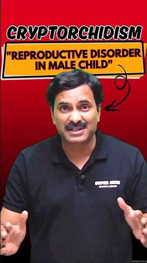 What is Cyptorchidism? Do you know about this disorder in Male Child 😢‼️#drnsjain #biology #foryou