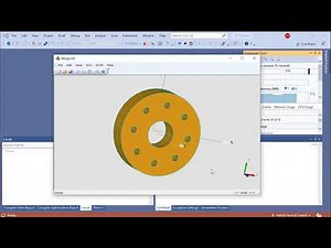 Parametric Design of Flange in Open Cascade