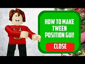 Roblox Studio - How to Tween GUI (PART 1)