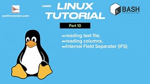 Linux Tutorial Part 10: read text files, columns and using internal field separator