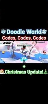 Roblox: Doodle World - Codes + Christmas Update! 🎅🎄🎁