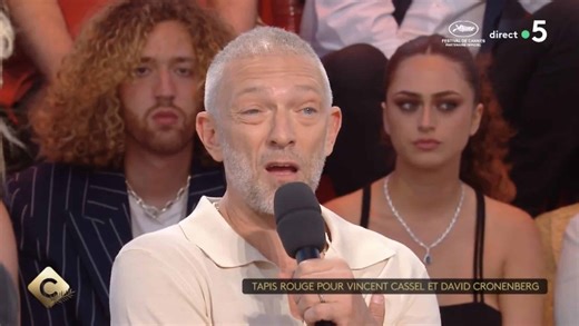 "Un gros fromage" : dans "C à Vous", Vincent Cassel dévoile les coulisses des scènes de nudité sur les tournages