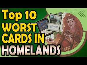 Top 10 Worst Homelands Cards (One of the Worst Sets Ever)
