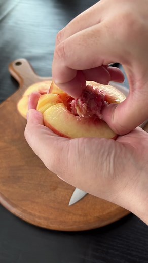 千疋屋が教える桃の剥き方 #桃の剥き方 #桃のむき方簡単#桃の皮の剥き方
