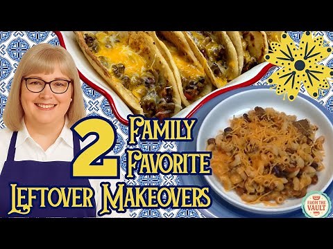 2 Family Favorite Leftover Makeovers | Baked Tacos & Chili Mac!