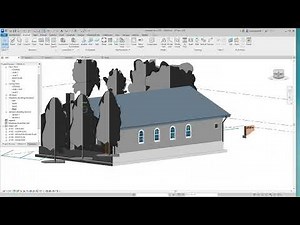 Revit Small Church in Revit foundation plan
