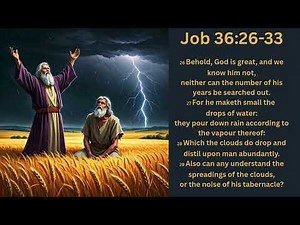 Job 36:26-33 KJV Song (Klezmer Folk Inspired)
