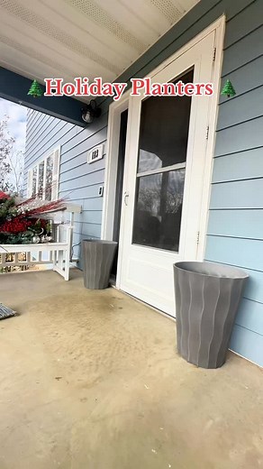 55 reactions | DIY holiday porch planters ✨ #porchdecor #holidaytiktok #holidays #christmasdecor #diyprojects #diydecor #christmasmagic | Jessica Neel | Facebook