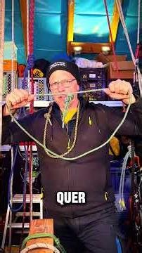 Kletterwissen in 60 Sekunden - Teil 56: Prusikschlinge? Rund? Oder Tropfen? 💧das ist hier die Frage