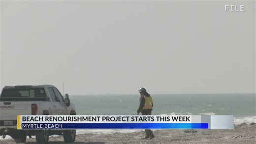 Grand Strand projects to begin alongside US Army Corps beach renourishment