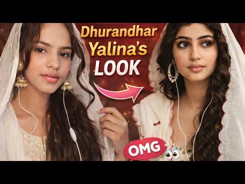 Recreating yalina's look from dhurandhar 😱 | Alina fatima | Beginners makeup tutorial |