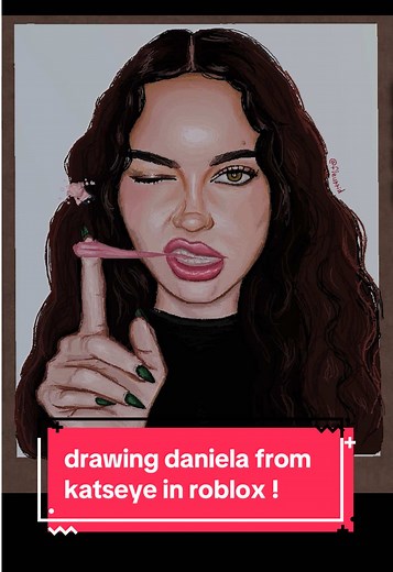 Drawing Daniela from Katseye in Roblox: A Quick Art Venture