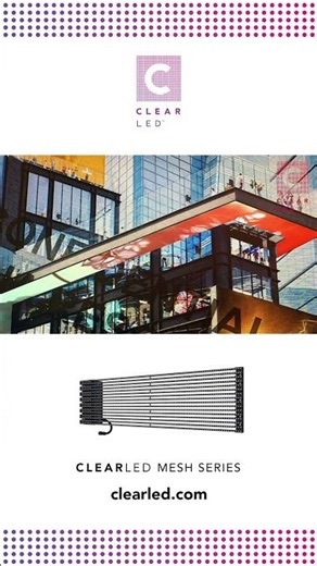 MESH Series | ClearLED #leddisplay #transparentled