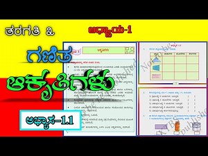 Akrutigalu | 3rd standard Maths | learn shapes in Kannada | shapes 3rd std maths