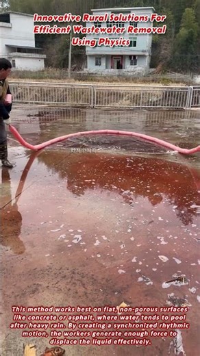 Innovative Rural Solutions For Efficient Wastewater Removal Using Physics