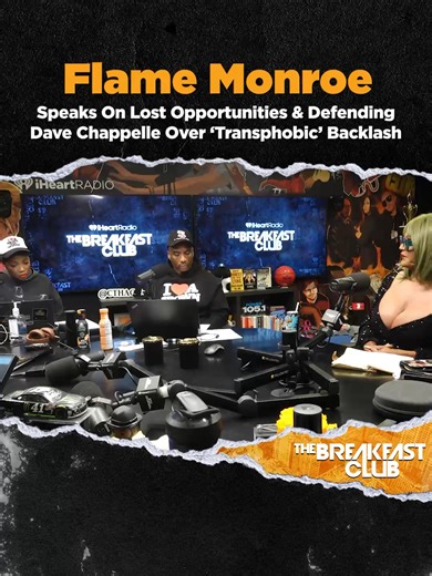 🚨 @flamemonroe125 is openly trans and explains how defending her friend Dave Chappelle led to her losing a few opportunities. Tap into the full interview on @netflix