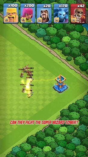 Who Can WIN Against the Super Wizard Tower? | Clash of Clans