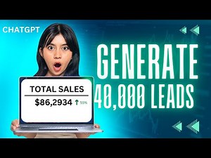 Using CHATGPT4o To Generate Over 40,000 + Leads Per Month | Step-By-Step Guide
