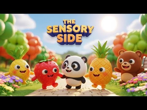 Baby Sensory 🐾🍓 Sensory Video With Dance Music Stimulation | Baby Sensory Sleep