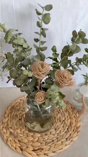 !Flores con Tela de Yute! #decor #videosvirales #reelsfypシ #crafts #homemade | Macramé & Arte Creativo