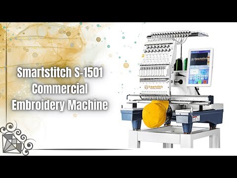 Smartstitch S-1501 Commercial Embroidery Machine Review | 15 Needles, 14"x20", 1200SPM, WiFi