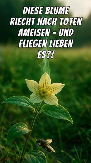 Diese Blume riecht nach toten Ameisen 🐜🌸 | Verrücktes Naturphänomen erklärt