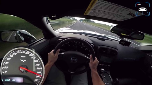Corvette ZR1 6.2 V8 Supercharged – 300 km/h Autobahn POV!
