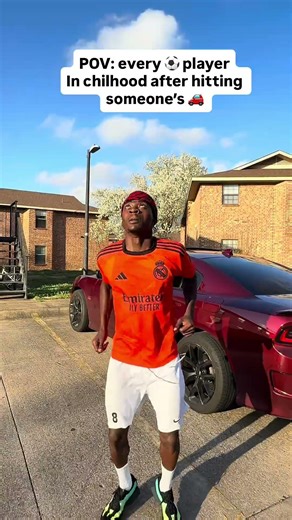 POV: every & player In chilhood after hitting someone's #football