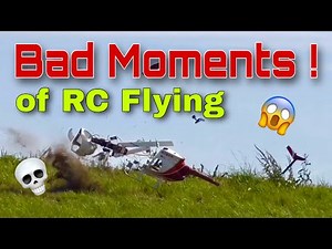 Crashes and Bad Moments of RC Flying 😱 - RC Helicopters, Planes and other RC Stuff