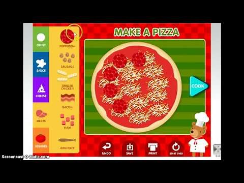 abcya making your own pizza