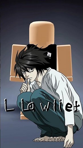 How to make L Lawliet [Death Note] #anime #cosplay #roblox #shots