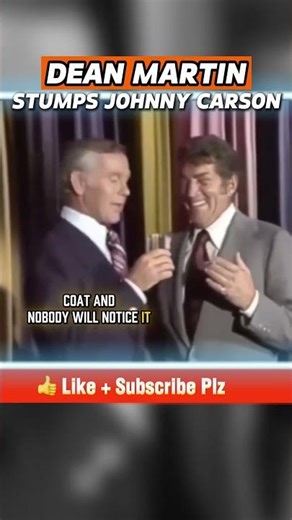 Dean Martin & Johnny Carson's Epic Banter Annihilates Tonight Show Crowd! #shorts #ratpack
