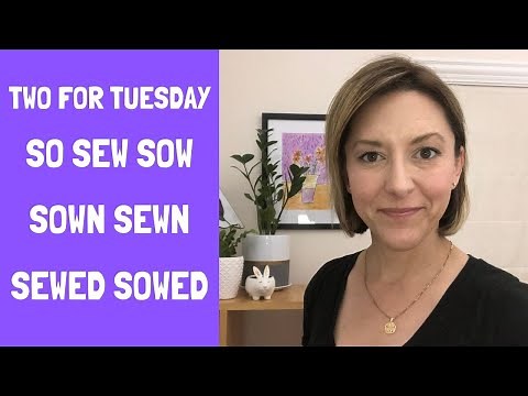 How to Pronounce SO SEW SOW | SOWN SEWN | SEWED SOWED - American English Pronunciation Lesson