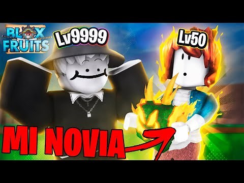 MI NOVIA CONSIGUE SU PRIMERA FRUTA EN BLOX FRUITS 🤗