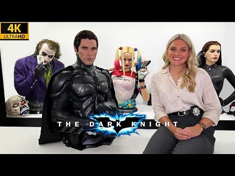 🔥 Infinity Studio - Dark Knight Batman (Christian Bale) 🦇 Life Size Bust Statue Unboxing & Review