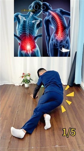 Back pain? 5 gentle moves to release your lower back. #homeworkout #fyp #usa #nyc #la`