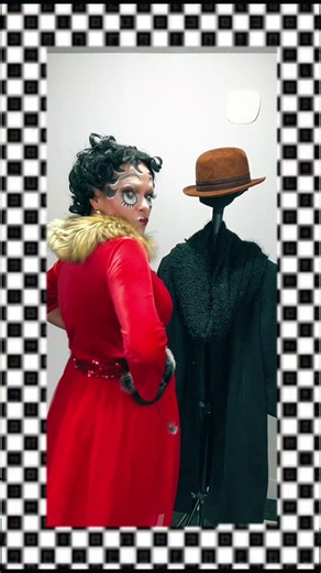 “From Canvas to Cartoon: Betty Boop Comes to Life” “Turning myself into the iconic Betty Boop 💋