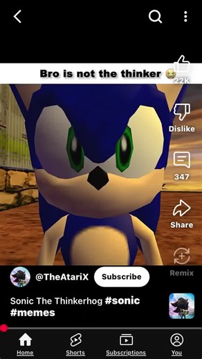 AtariX on TikTok: A Sonic Adventure