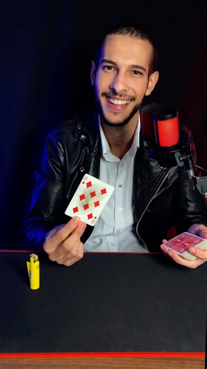 The Impossible Burning Card #magic #trick #shorts