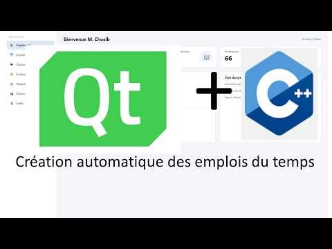 logiciel de génération d'emploi du temps (QT+C++)