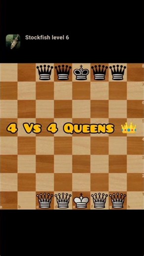 Impossible Endgame: 4 Queens Vs 4 Queens 👑🔥🎯 # chess.com # Bella ciao #lichess