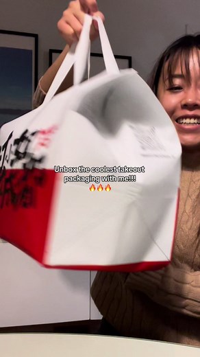 Unboxing Unique Takeout Packaging from Miss Fu Chengdu