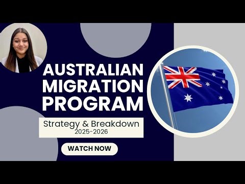 Australia PR 2025–26: Migration Program Breakdown & Strategy Guide