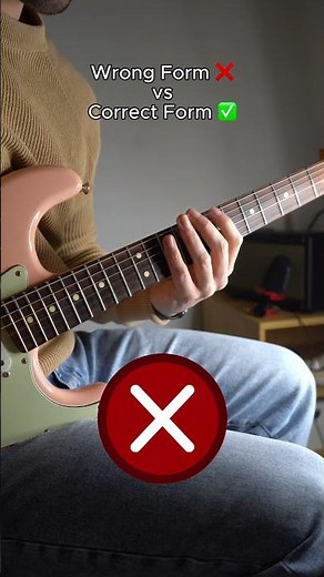 Correct vs Wrong Fretting Hand Technique ✅