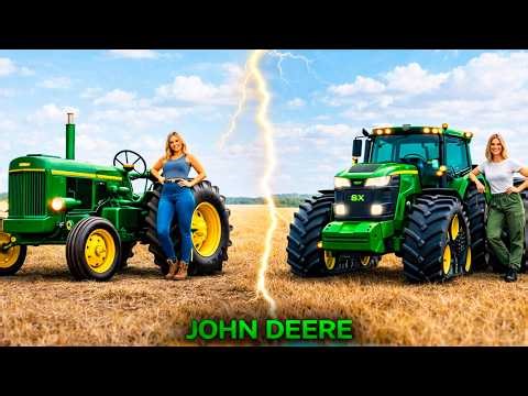 John Deere vs Case IH Evolution (1920–2035) | Classic Tractors vs Future Farming