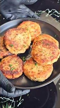 Crispy Tuna Patties You Must Make Tonight! | Easy Recipe #shorts #tunarecipe #cooking #potatorecipe