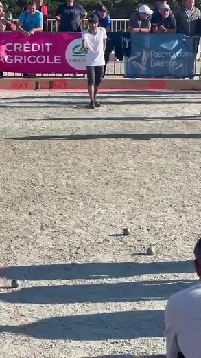 Matthew Fouchard shooting technique at Kerlouan National Pètanque Triples August 2025 #pétanque