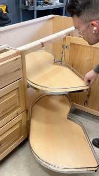 LeMans blind corner shelves from Kessebohmer.